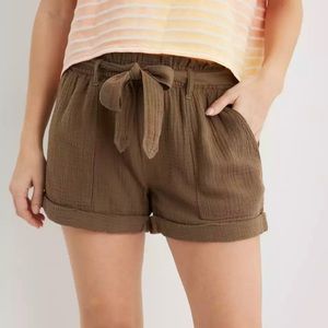 Aerie camp gauze shorts, size L